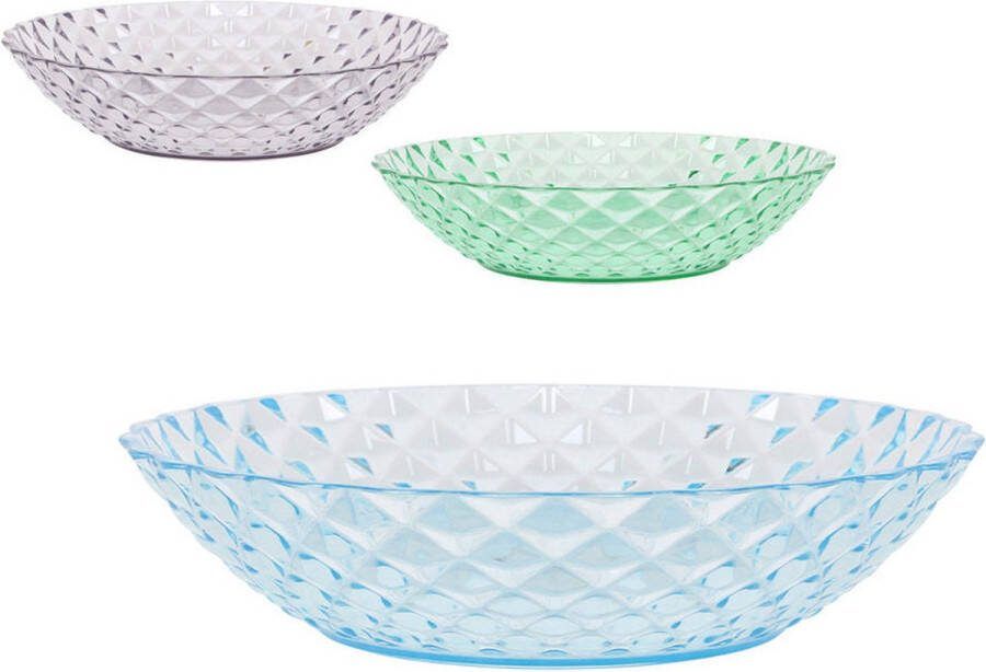 La Mediteranea Diep bord La Mediterránea Diamond polyestyreen 20 cm (Ø 20 cm)