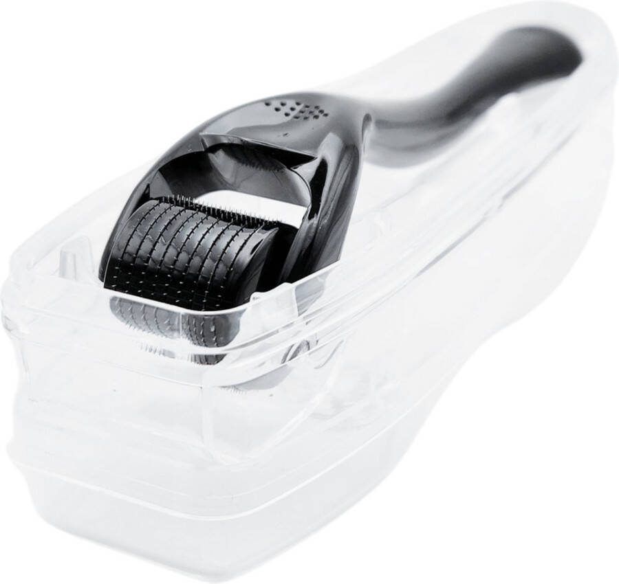 La' Moni Dermaroller 0.5 mm Voor Baard en Haar derma roller Inclusief opbergdoosje Steriel verpakt