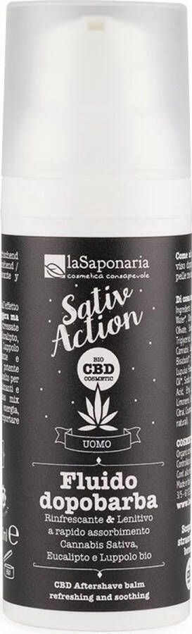 La Saponaria Sativ Action Cbd Aftershave Balm Bio