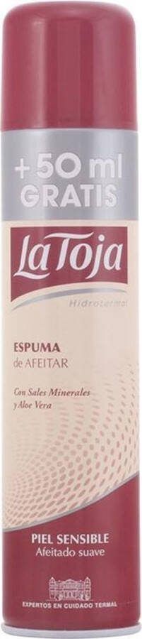 La Toja Hidrotermal Espuma Afeitar Piel Sensible Spray 250 + 50 Ml
