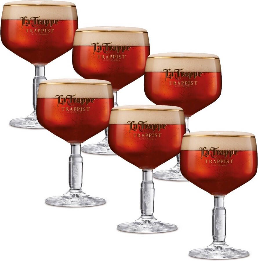 La Trappe Bierglas Prior Bokaal 25 cl 6 stuks