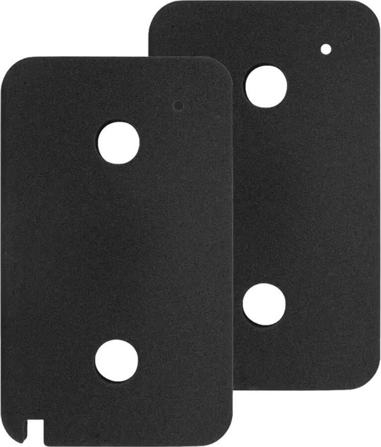 Laavir 2 stuks eurofilter spons DFN100 foam alternatief geschikt voor droger Miele voor condensor wasdroger droogkast 220 x 130 x 30 mm met uitsparing 9499230