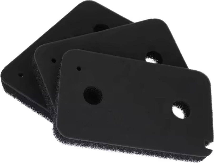 Laavir 3 stuks eurofilter spons DFN100 foam alternatief geschikt voor droger Miele voor condensor wasdroger droogkast 220 x 130 x 30 mm met uitsparing 9499230