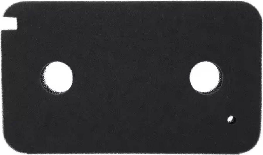Laavir Eurofilter spons DFN100 foam alternatief geschikt voor droger Miele voor condensor wasdroger droogkast 220 x 130 x 30 mm met uitsparing 9499230