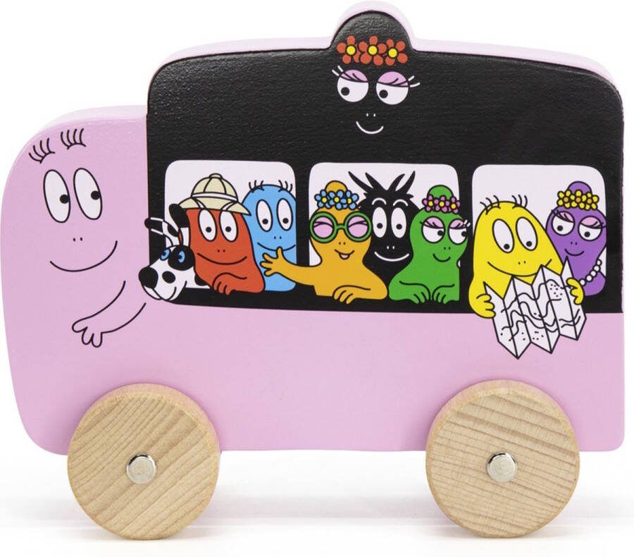 Label Barbapapa Houten Speelgoed Auto LLBB-35809