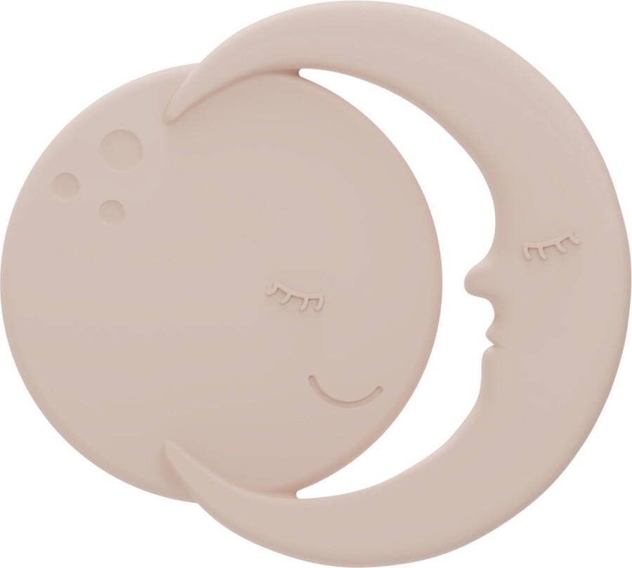 Label Maan Roze Silicone Bijtring LLST-26863