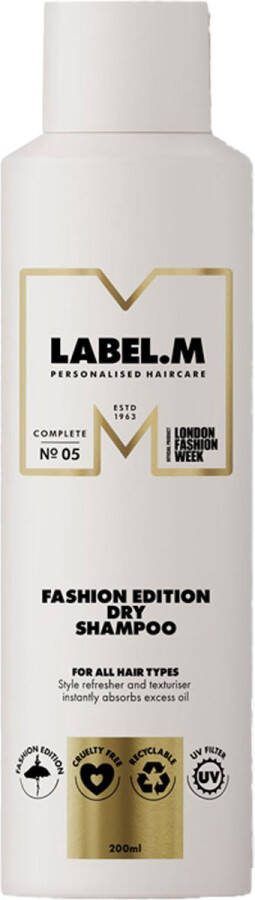 Label.m Droogshampoo -200 ml Droogshampoo vrouwen Voor Fijn en slap haar