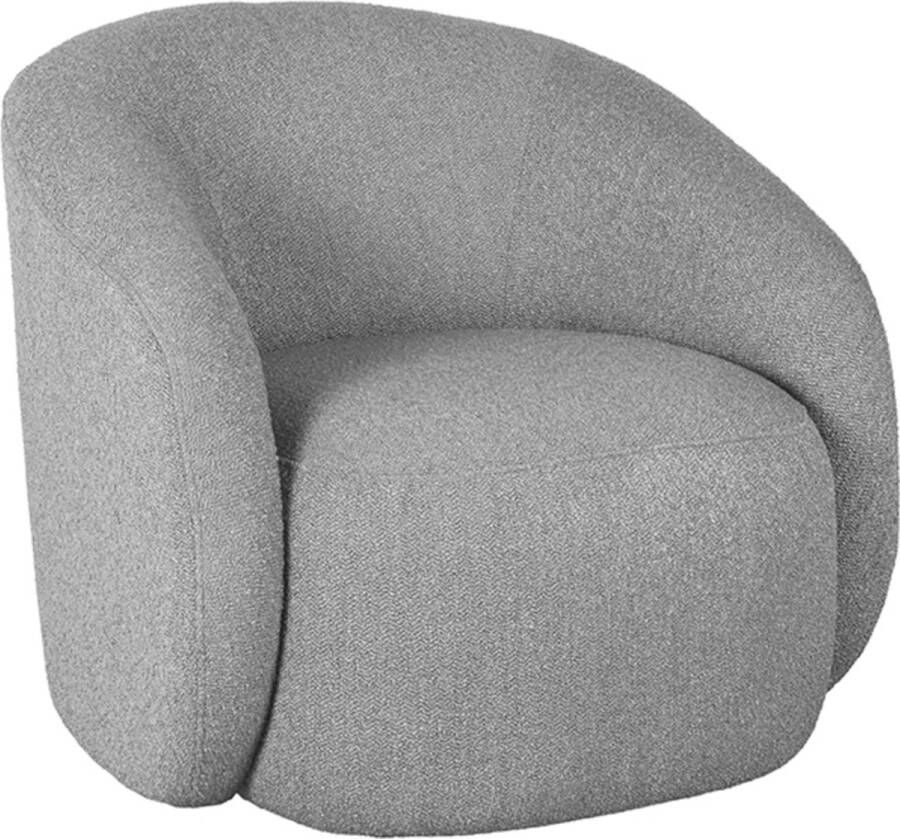 LABEL51 Fauteuil Alby Grijs Boucle
