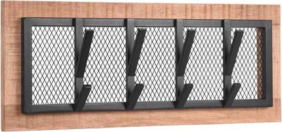 Homestylingshop.nl LABEL51 Kapstok Crude Zwart Mangohout M