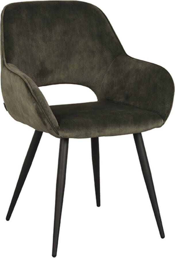 LABEL51 Eetkamerstoel Fer Hunter Velours