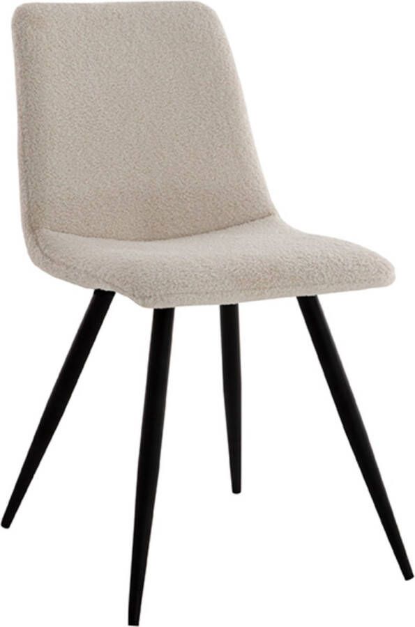 LABEL51 | Eetkamerstoel Jep Ivory Teddy | Zitmeubels eetkamer | Eetkamerstoel - Foto 2