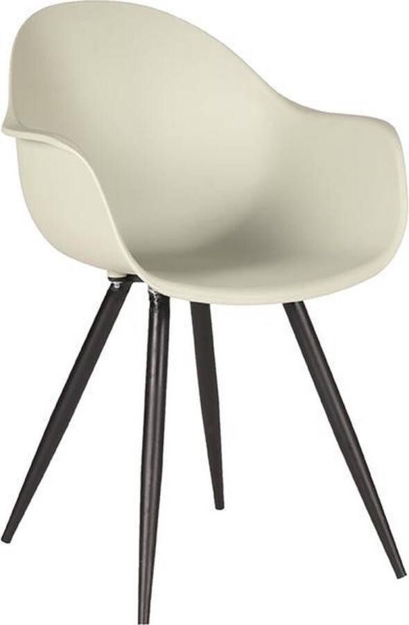 LABEL51 | Eetkamerstoel Luca Breeze Kunststof | Zitmeubels eetkamer | Armstoel
