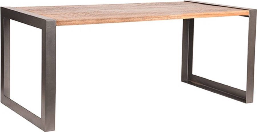 LABEL51 Factory Eetkamertafel Naturel Mangohout 240x100 cm
