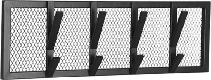 LABEL51 Kapstok Gruff Metaal 70 x 22 x 9cm Zwart