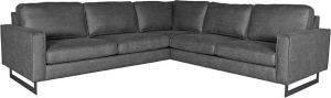 LABEL51 Hoekbank Arezzo Antraciet Microfiber 2-Zits + Hoek + 2-Zits