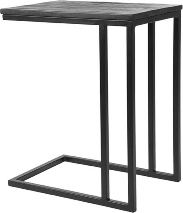 LABEL51 | Bijzettafel Move Zwart Hout | Woonkamertafels | Bijzettafel