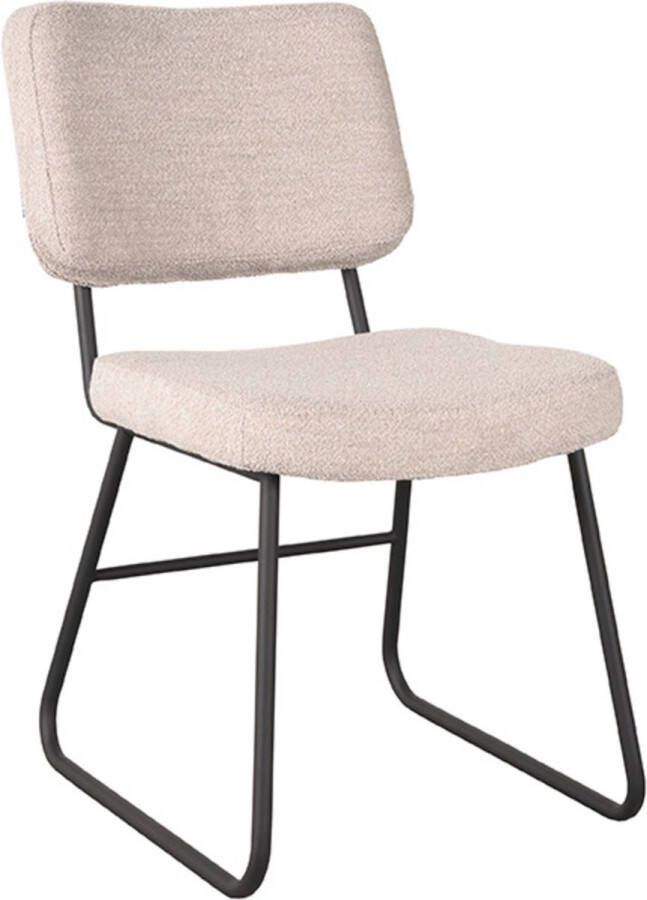 LABEL51 | Eetkamerstoel Noah Naturel Boucle | Zitmeubels eetkamer | Eetkamerstoel - Foto 2