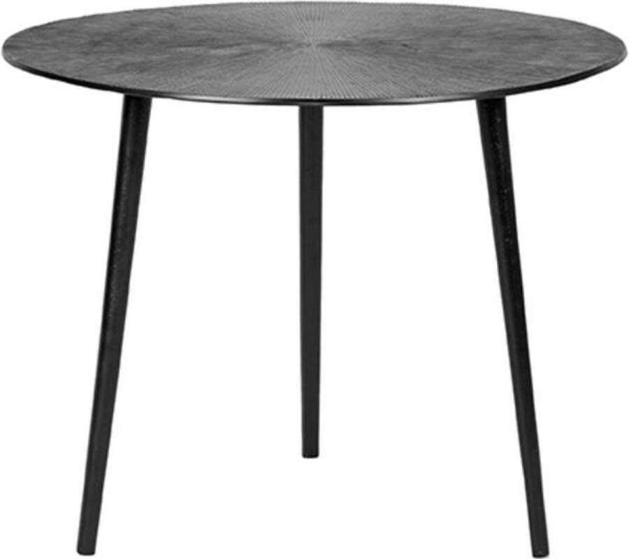 LABEL51 | Salontafel Nobby Zwart Metaal 50 cm | Woonkamertafels | Salontafel