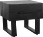 LABEL51 Salontafel Santos 50 x 44cm Mangohout Zwart Vierkant - Thumbnail 4