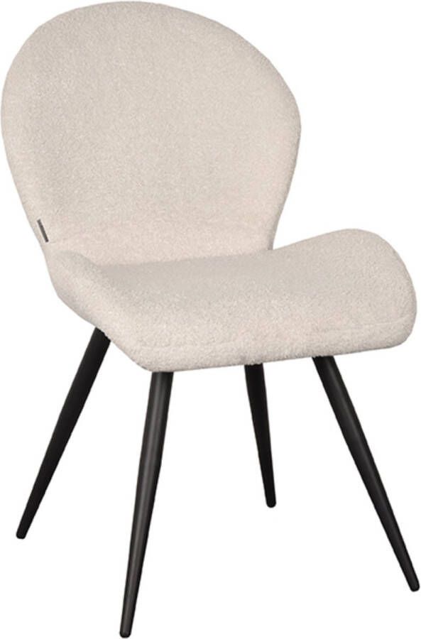 LABEL51 Eetkamerstoel Sky Ivory Teddy | 2.00 stuks
