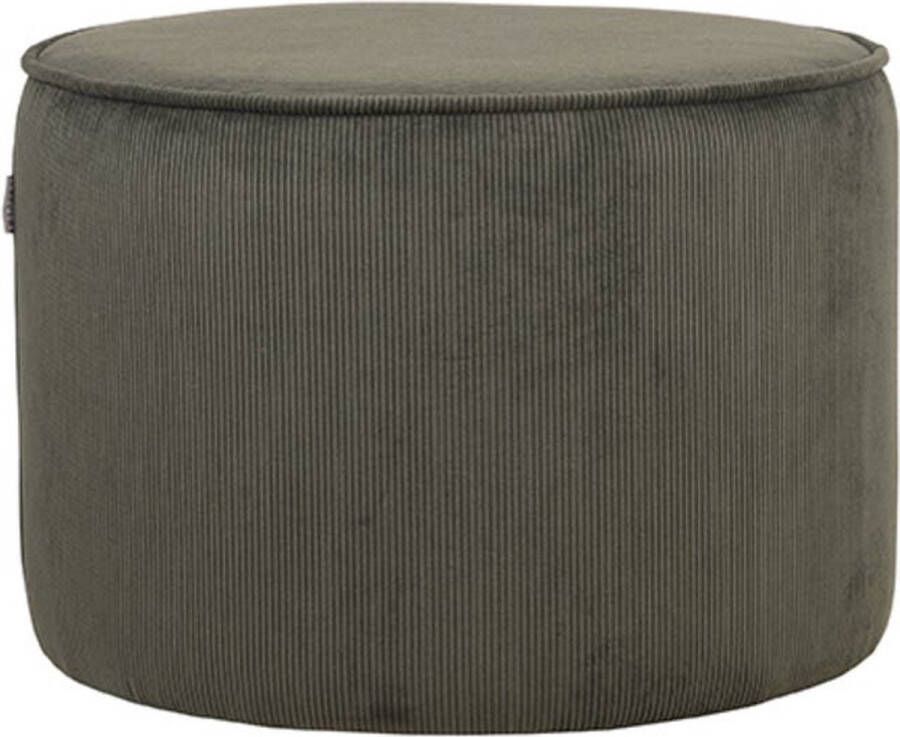 LABEL51 Poef Tibo Rib Army Green Rond