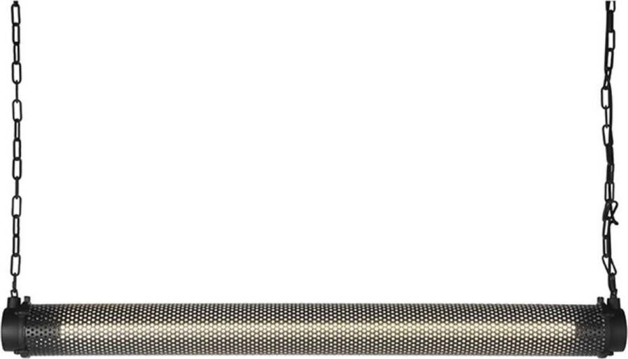 LABEL51 Hanglamp Tube Metaal 130cm Zwart