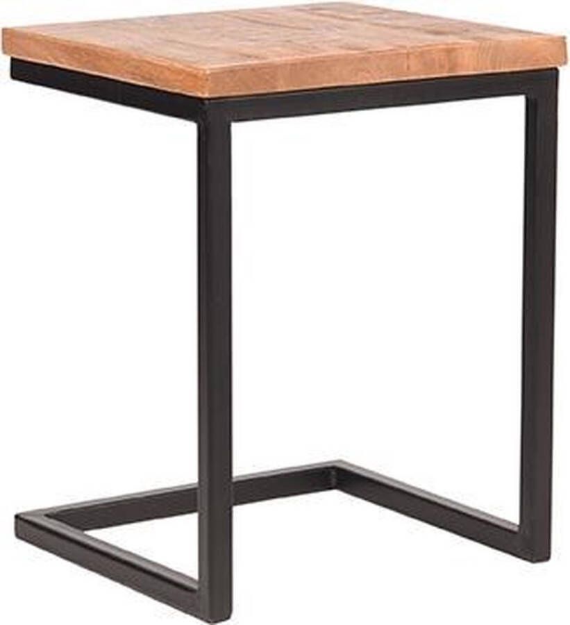 LABEL51 Laptoptafel 'Vintage' Mangohout 40 x 40cm