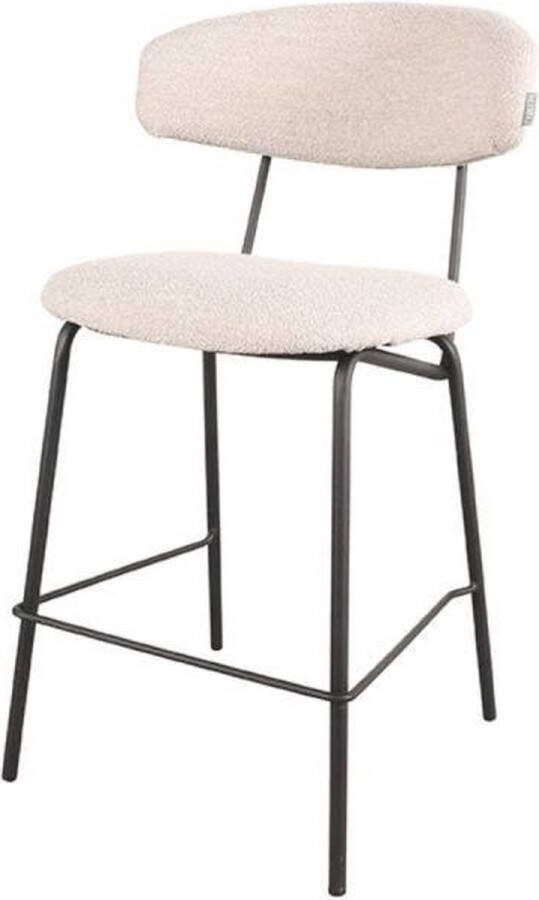 LABEL51 Barkruk Zack Bouclé Naturel (zithoogte 65cm)