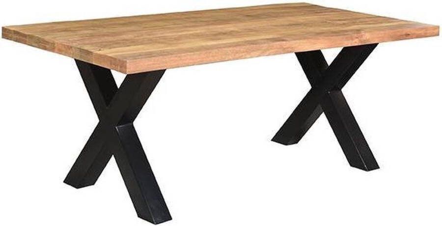 LABEL51 Zino Eetkamertafel Naturel Mangohout 240x100 cm