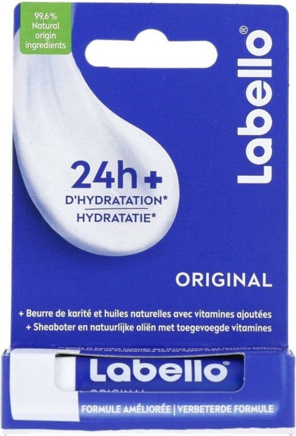 Labell o original 1 stuks lippenbalsem lipbalsem blauw 4 8 gram stick
