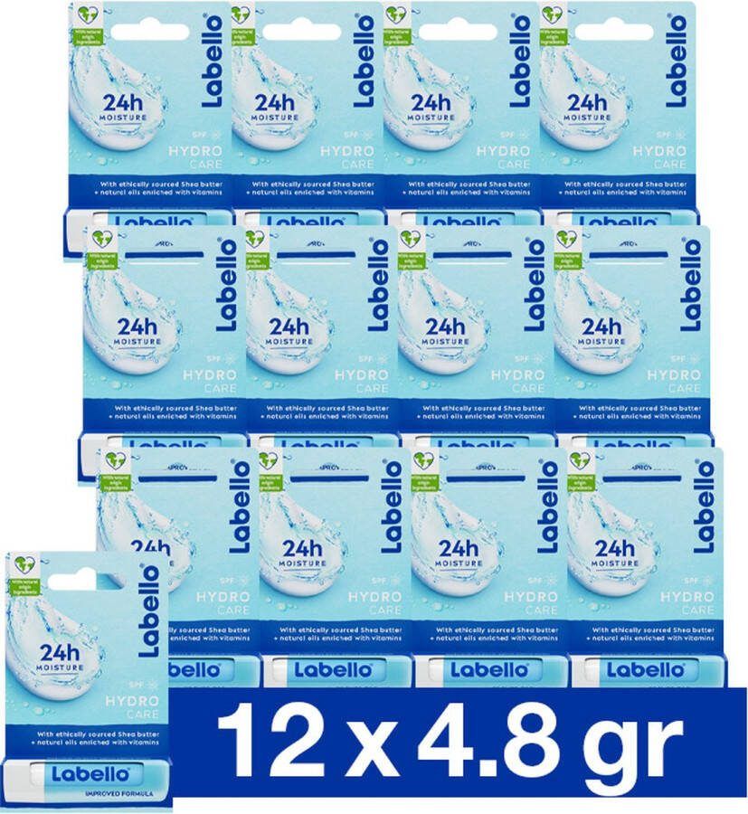 Labello 12x Lippenbalsem Blister Hydro Care