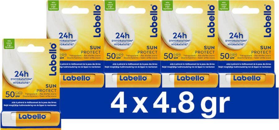 Labello 4x Lippenbalsem Blister Sun Protect SPF 30
