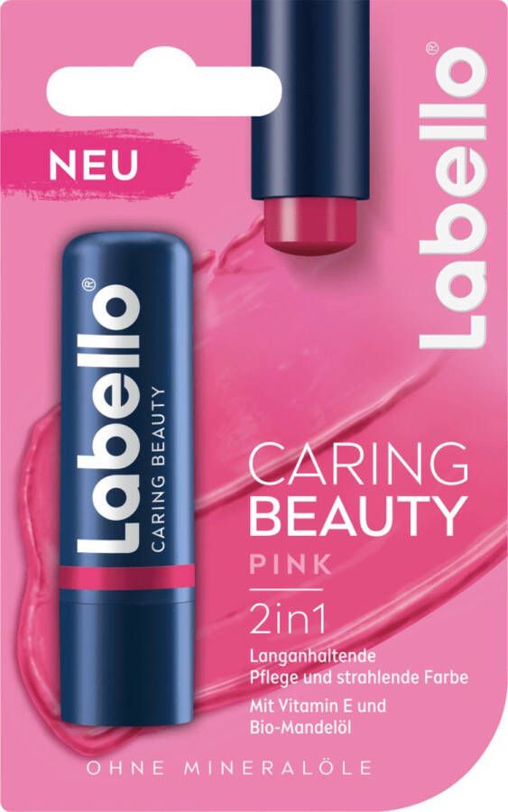 Labello Caring Beauty Pink 2-in-1 Lippenbalsem