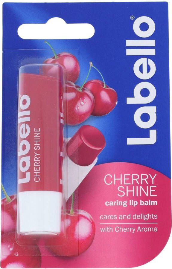 Labello Lippenbalsem Cherry Shine Caring Lip Balm 4 8 g 4.8g