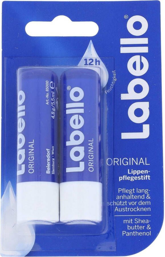 Labello Classic Care Lippenbalsem Lip Balm 2 pieces 4.8g