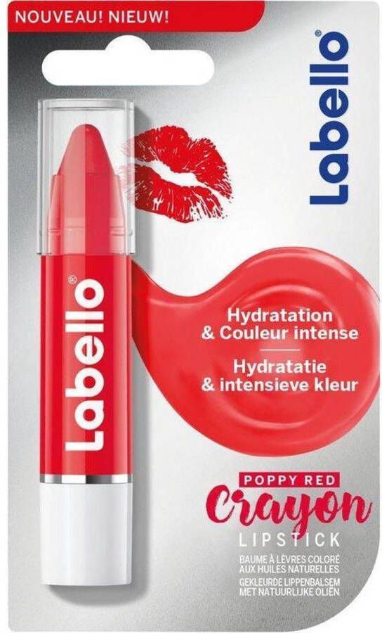 Labello Crayon Poppy Red Lippenstift 3 g