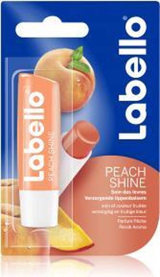 Labello Lippenbalsem Fruity Shine Peach Blister 4 8 gr. 5.5 ml