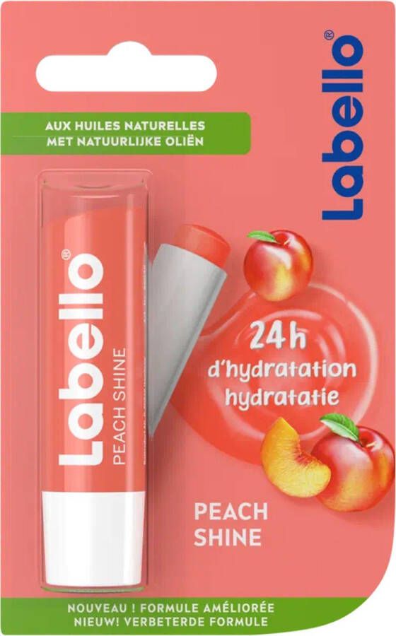 Labello Fruity Shine Peach Lippenbalsem 5.5ml