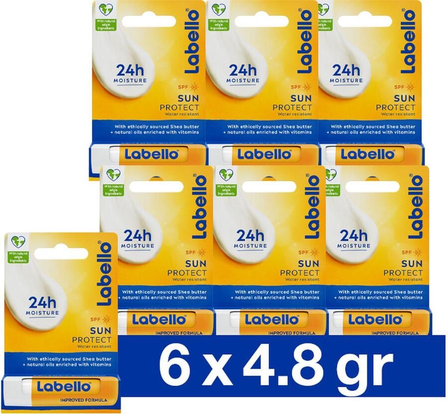 Labello 6x Lippenbalsem Blister Sun Protect SPF 30