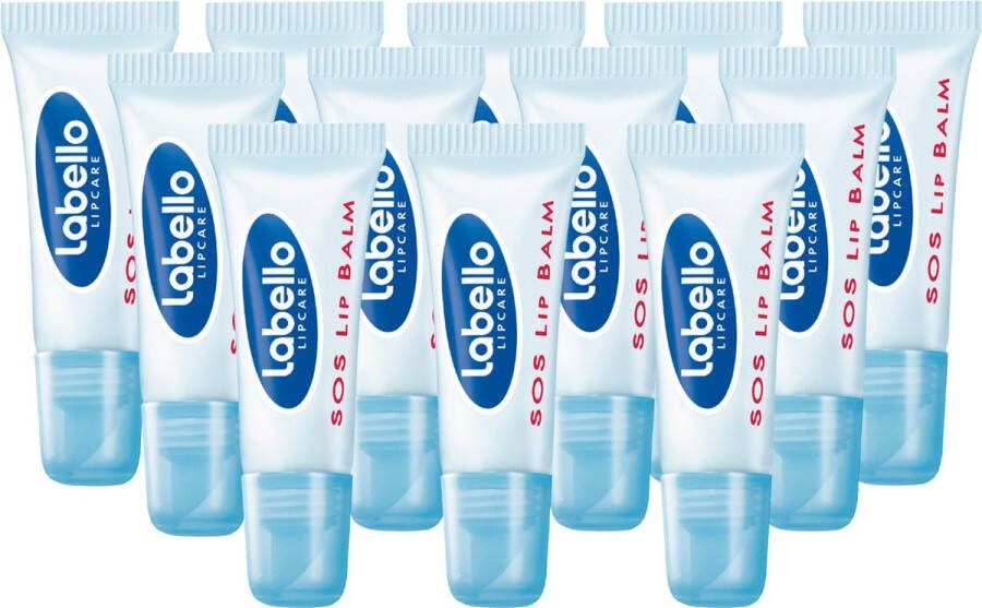 Labello Lipcare SOS Lip Balm 10ml x 12