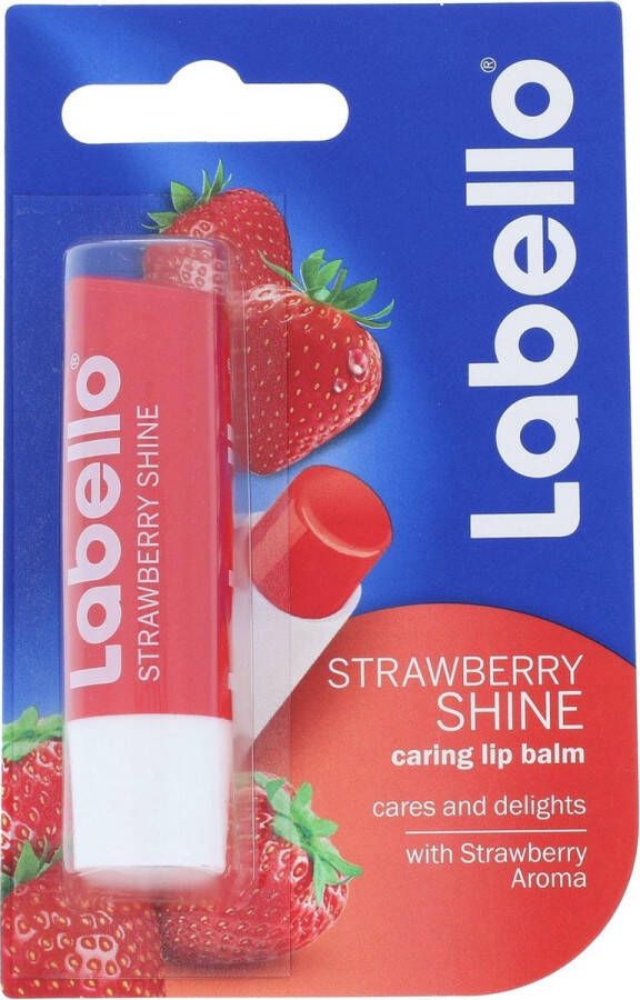 Labello Lipcare Lippenbalsem Strawberry Shine 4 8 gr