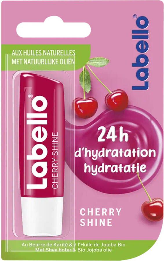 Labello Lippenbalsem Cherry Shine 5.5 ml Lipbalsem Lipbalm Lipverzorging