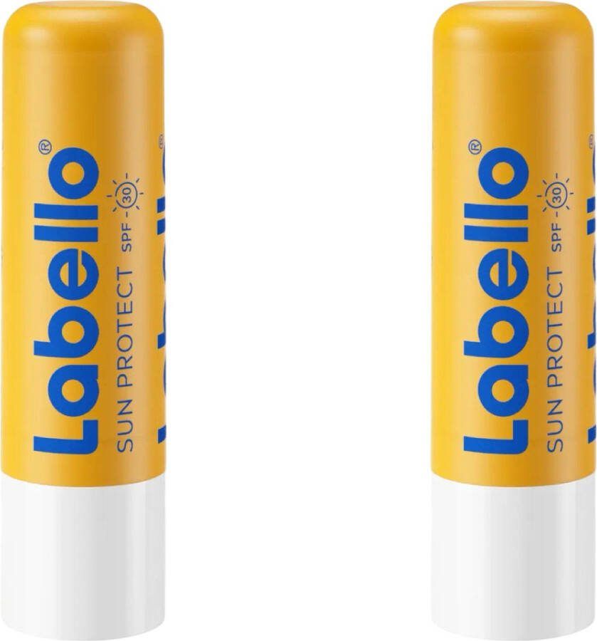 Labello Sun Protect 2 Stuks 24H Verzorging SPF 30 Lippenbalsem Lippen Natuurlijke Olien