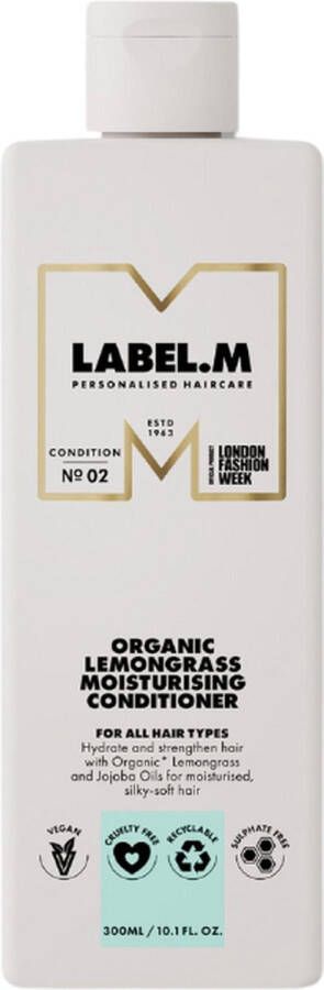 Label.m Orange Blossom Organic Volumising Conditioner- 300ml Conditioner voor ieder haartype