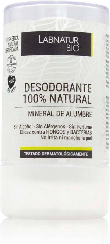 Labnatur Deodorant Stick Aluin & Fungicide 100% Natuurlijk Ontgeurend & Hydraterend 75ml