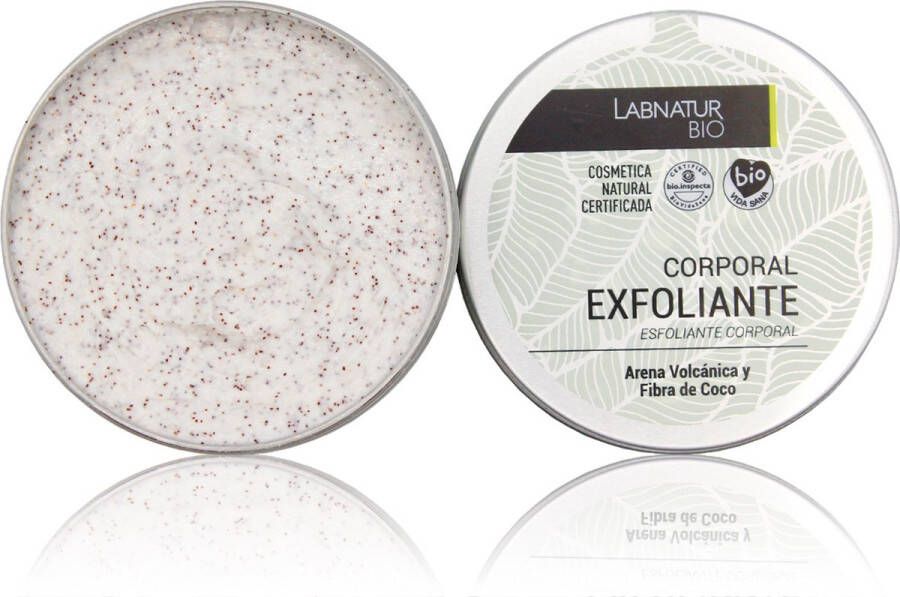 Labnature Labnatur Bio Body Scrub Vulkaanas & Kokos Aloe Vera Mannen & Vrouwen Diepe Reiniging & Voeding 250ml