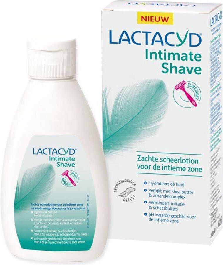 Lactacyd Intimate Shave 6x200 ml Scheerlotion voor de uitwendige intieme zone