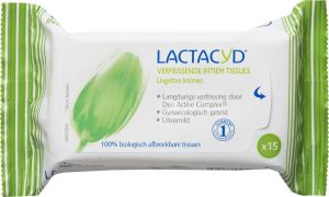 Lactacyd Verfrissende Tissues Intieme Doekjes 3x15 stuks intieme hygiëne