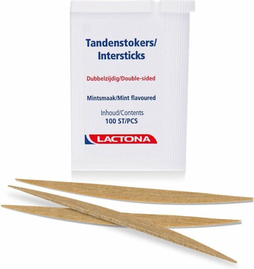 Lactona 10x Intersticks Tandenstokers 100 stuks