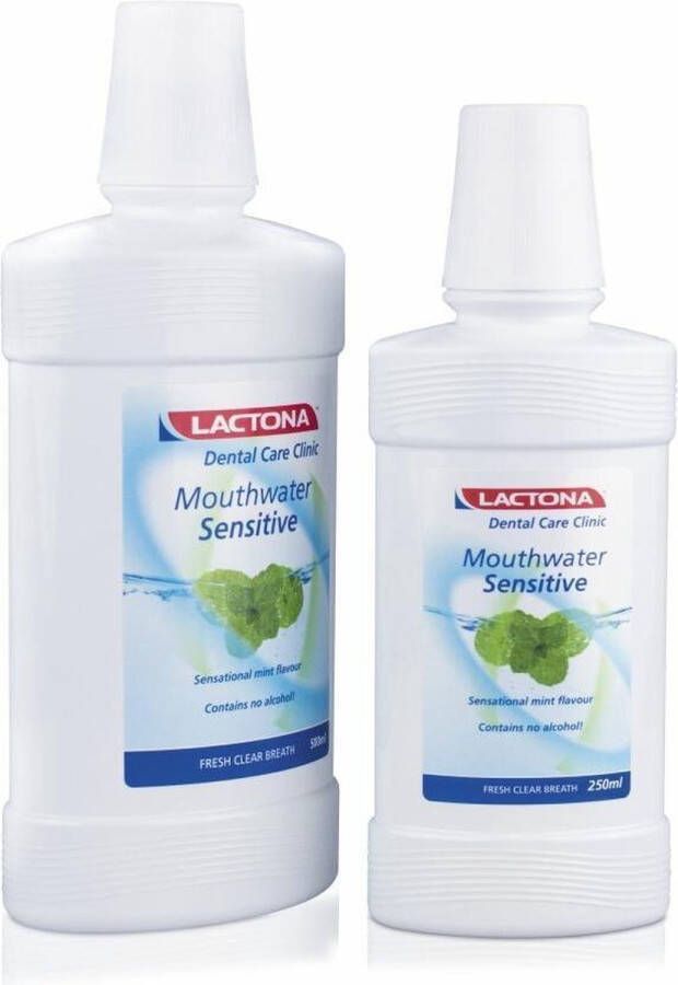 Lactona 10x Mondwater Sensitive 500 ml